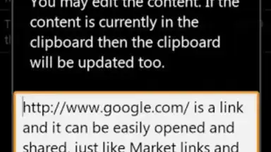 Captura de tela de Clipboard Contents 2