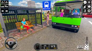 Captura de tela de Coach Bus Simulator 3d Bus Sim 3