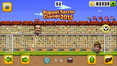 Captura de tela de Puppet Soccer Champions 2015 2