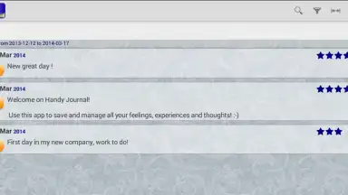 Captura de tela de Handy Journal 1