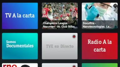 Captura de tela de RTVE Play 16