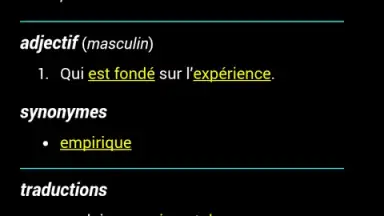 Captura de tela de French Dictionary - Offline 3