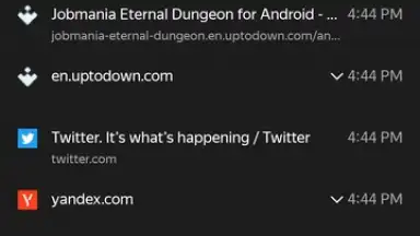 Captura de tela de Yandex Browser (alpha) 8