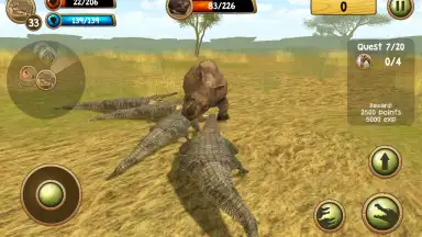 Captura de tela de Wild Crocodile Simulator 3D 4