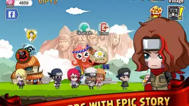Captura de tela de Ninja Heroes 6