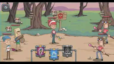 Captura de tela de Backyard Heroes RPG 1