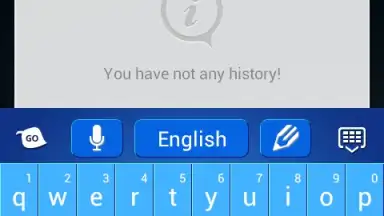 Captura de tela de Blue Keyboard 6