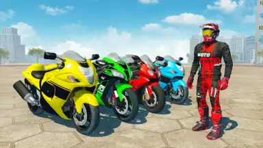Captura de tela de Moto Strike: 3D Extreme Rider 4