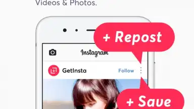 Captura de tela de GetInsta - FREE download Instagram videos & Repost 2