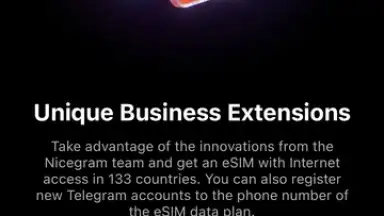 Captura de tela de Nicegram: Web3 for Telegram X 4