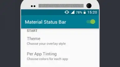 Captura de tela de Material Status Bar 4
