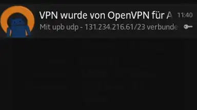 Captura de tela de OpenVPN 6