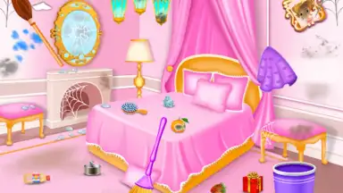 Captura de tela de Princess house cleaning advent 1