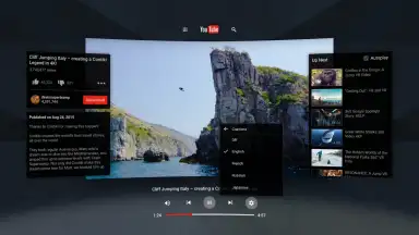 Captura de tela de YouTube VR 2