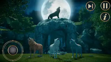 Captura de tela de The Wild Wolf Animal Simulator 4