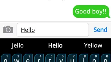 Captura de tela de Emoji Keyboard+ Blue theme 2