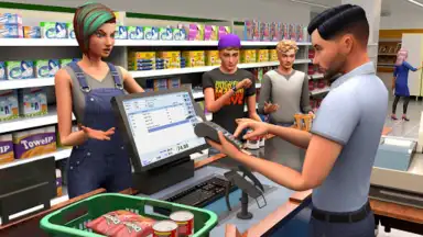Captura de tela de Shopping Mall Store 3D Cashier 1