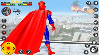 Captura de tela de Spider Rope Hero Spider Games 2