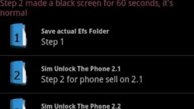 Captura de tela de Galaxy_S Unlock 1