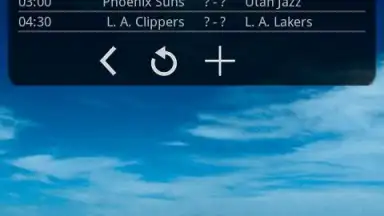 Captura de tela de Basketball Livescore Widget 11