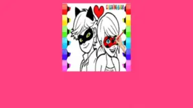 Captura de tela de Coloring Ladybug & Blackcat 7