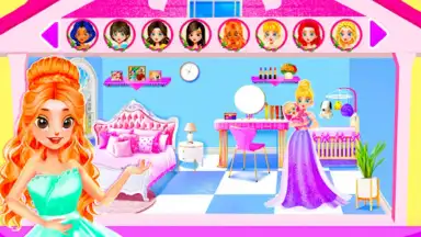 Captura de tela de Princess Doll House Decoration 1