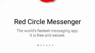 Captura de tela de Red Circle Messenger 5