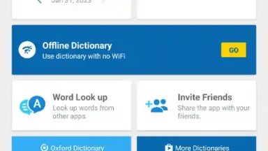 Captura de tela de Oxford Dictionary 11