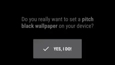 Captura de tela de Pitch Black Wallpaper 5