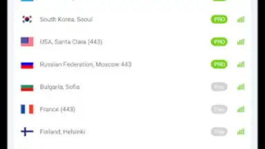 Captura de tela de VPN servers in Russia 16