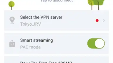 Captura de tela de SGreen VPN 6