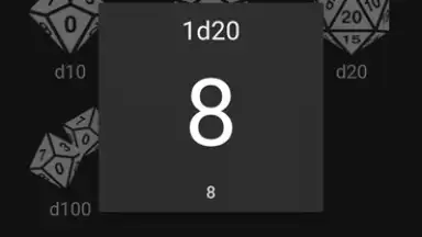 Captura de tela de RPG Simple Dice 6