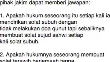 Captura de tela de Cara Solat Subuh Dan Persoalannya 1
