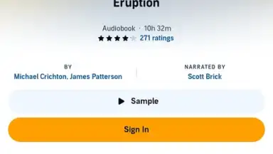 Captura de tela de Audible 11