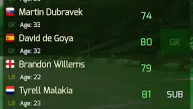Captura de tela de True Football 3 14