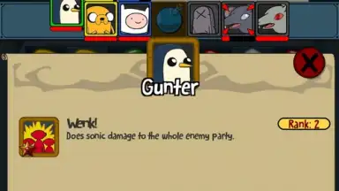 Captura de tela de Adventure Time Puzzle Quest 1