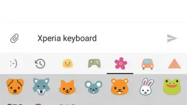Captura de tela de Teclado Xperia 6