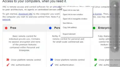Captura de tela de VNC Viewer 14