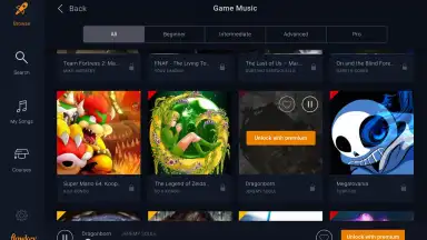 Captura de tela de flowkey 8