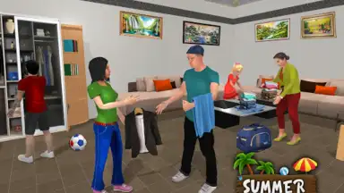 Captura de tela de Virtual Family Summer Vacation 9
