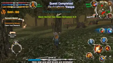 Captura de tela de Kingdom Quest: Crimson Warden 7