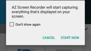 Captura de tela de AZ Screen Recorder 9