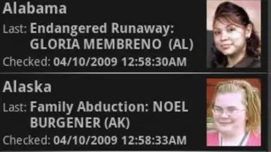 Captura de tela de Amber Alert 2