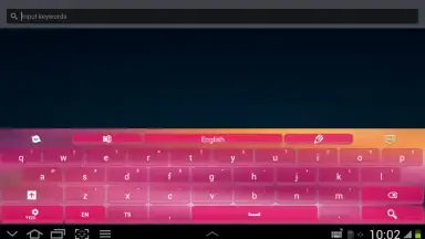 Captura de tela de Pink Keyboard 4