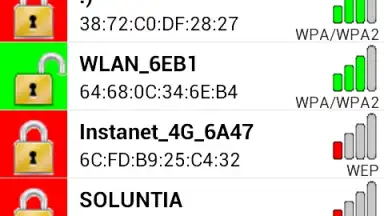 Captura de tela de pulWiFi 1
