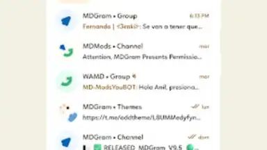 Captura de tela de MDGram Messenger 5