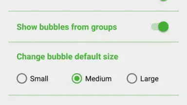 Captura de tela de Bubbles for WhatsApp 2