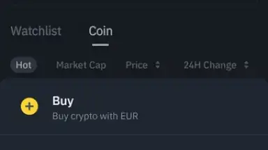 Captura de tela de Binance 4