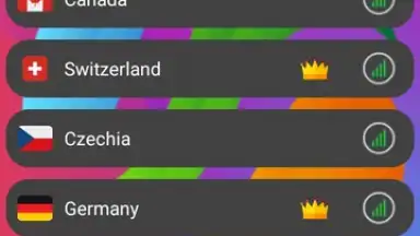 Captura de tela de Cellular VPN Proxy World Connect Premium 2
