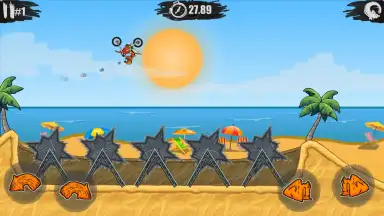 Captura de tela de Moto X3M Bike Race Game 5